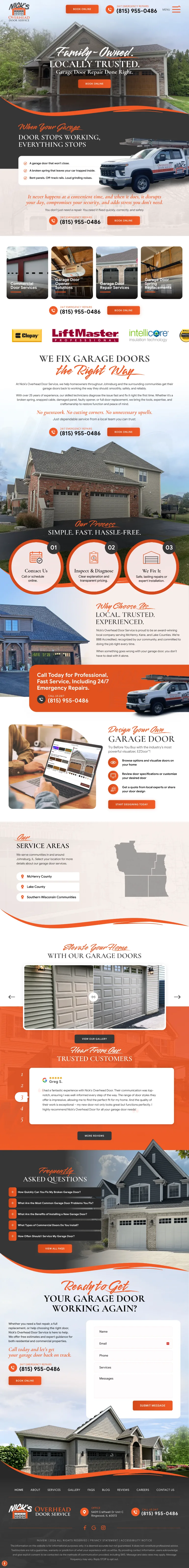 Nick’s Overhead Door Service